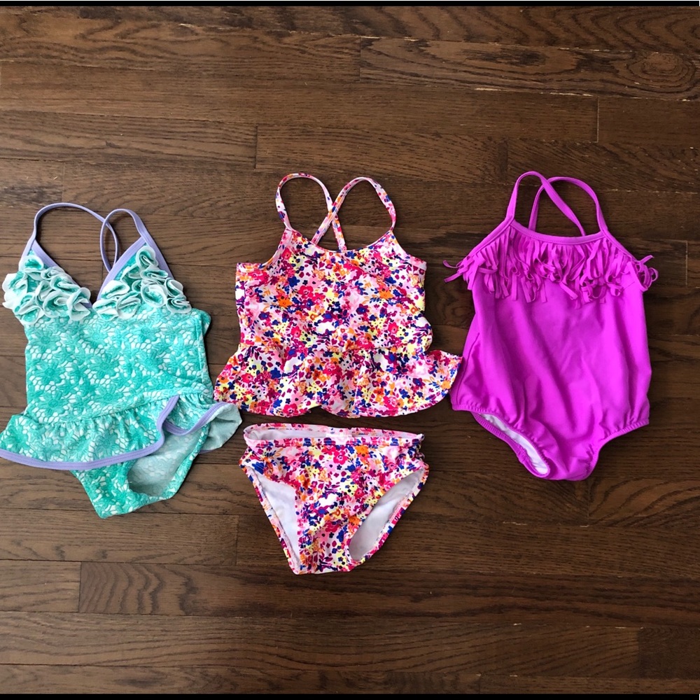 Toddler girl swimsuit bundle